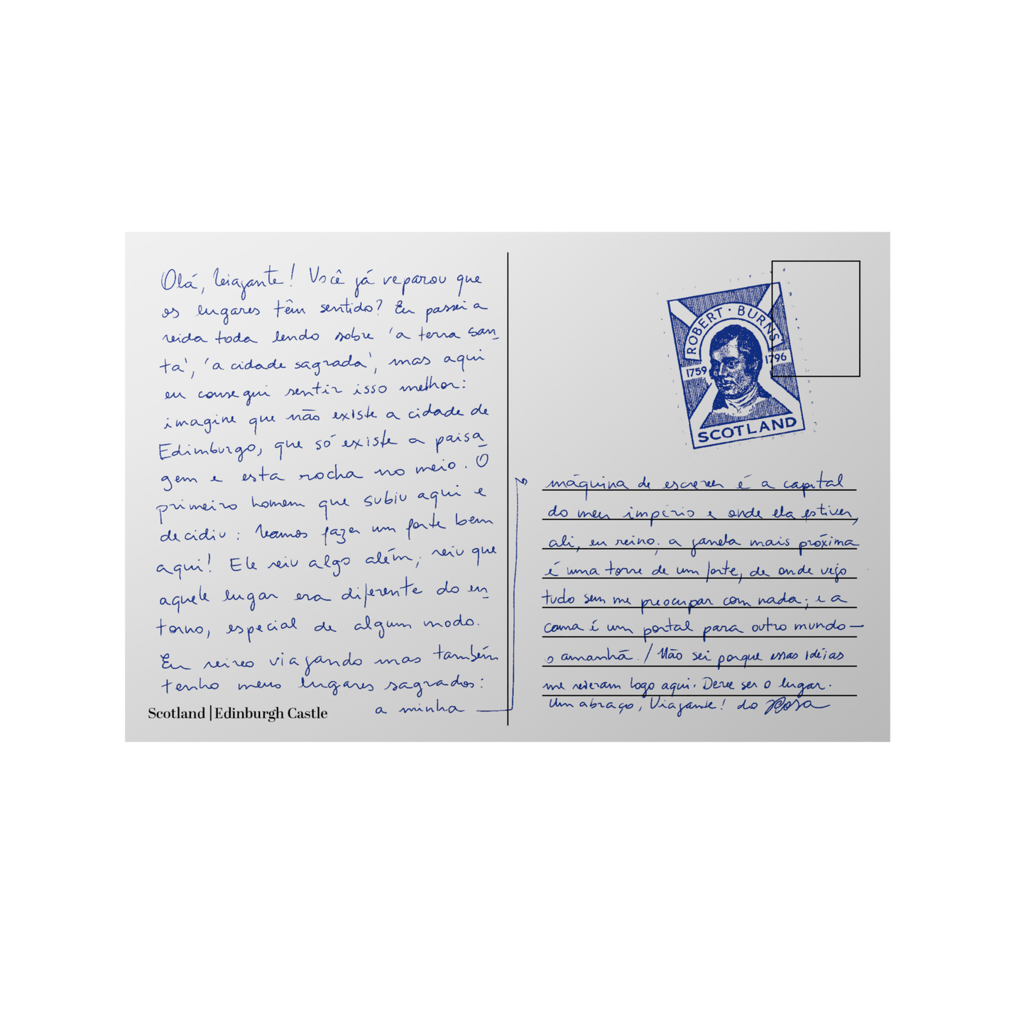 CARTA DE EDIMBURGO - Cartas do Mundo