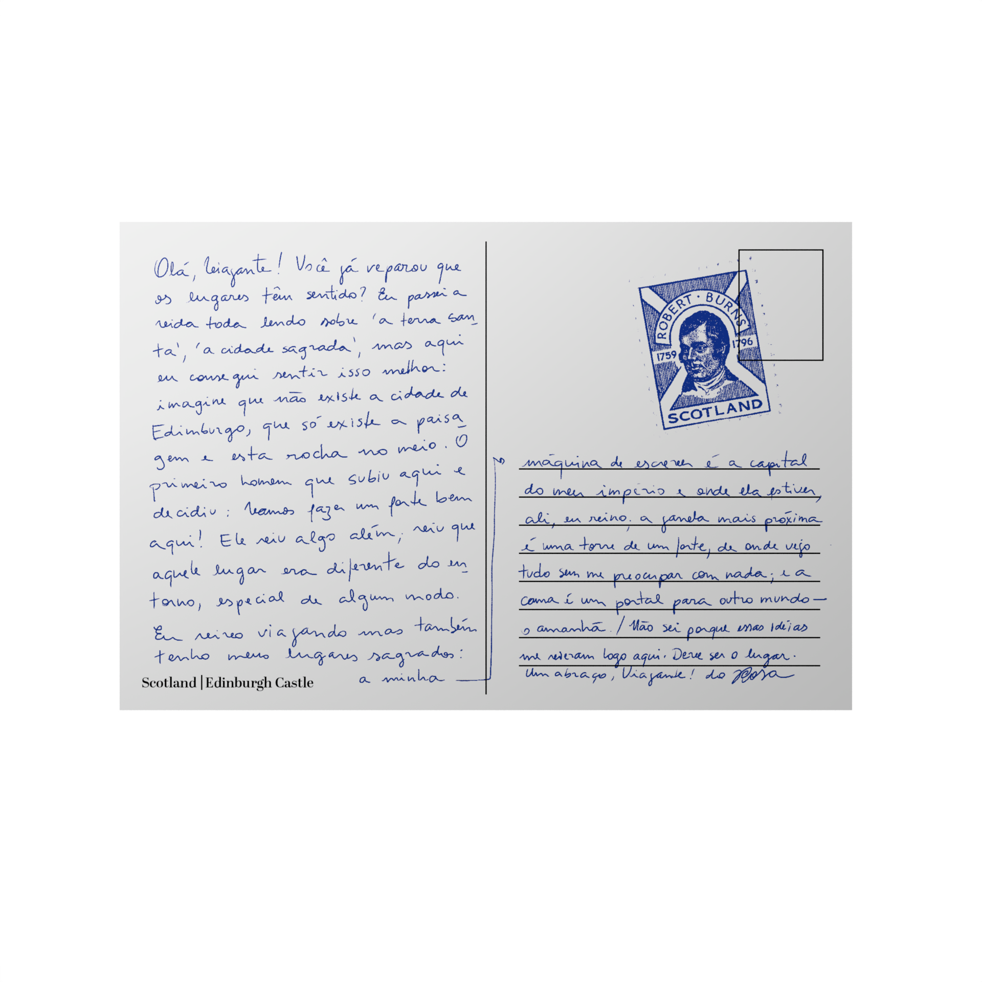 CARTA DE EDIMBURGO - Cartas do Mundo