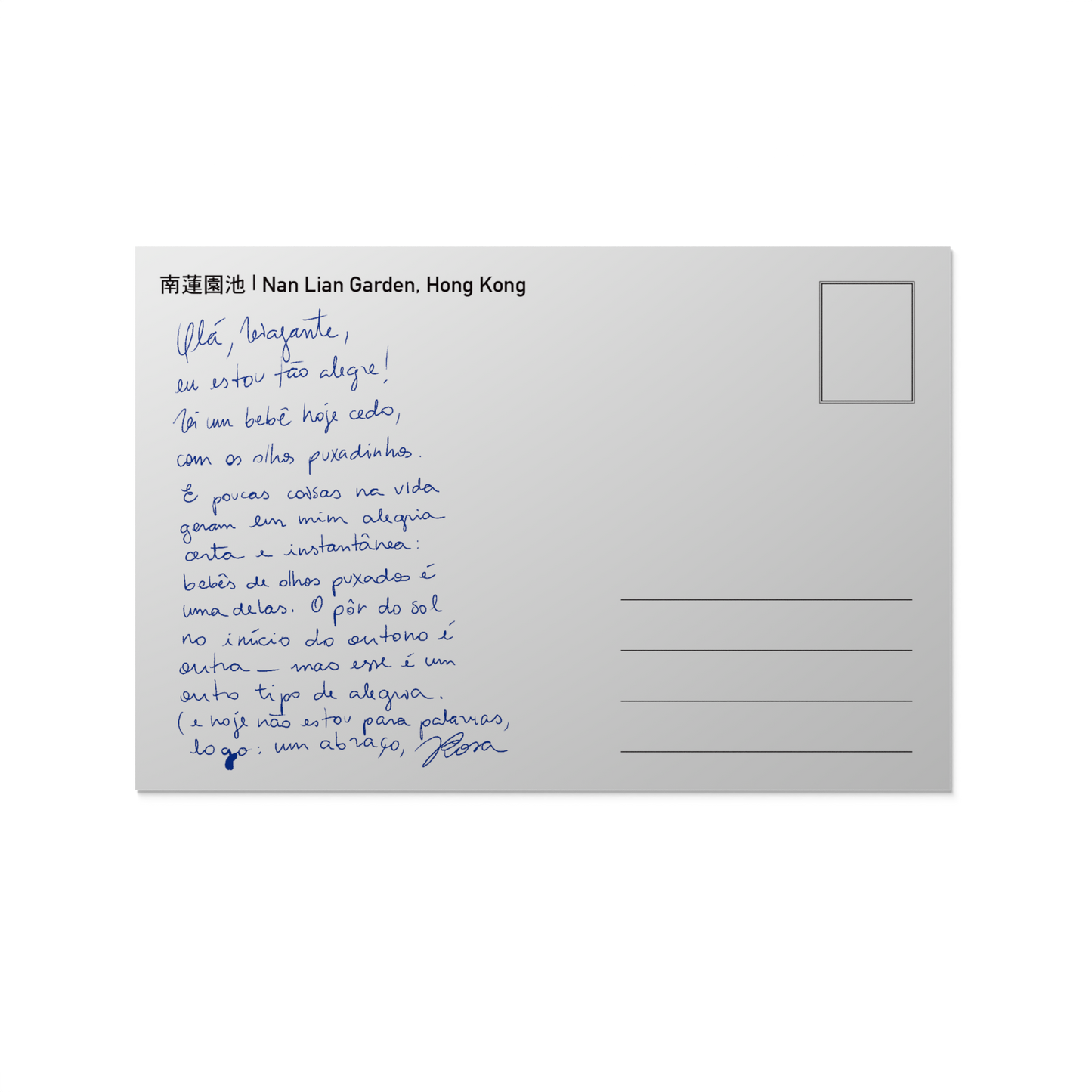 CARTA DE HONG KONG