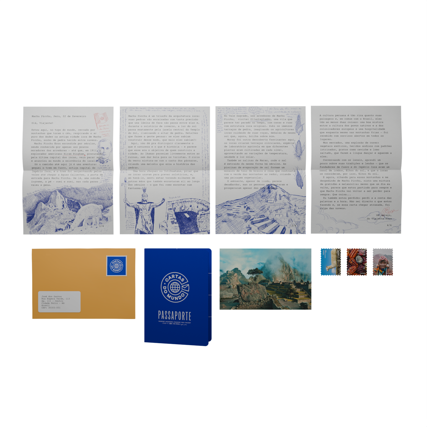 CARTA DE MACHU PICCHU - Cartas do Mundo