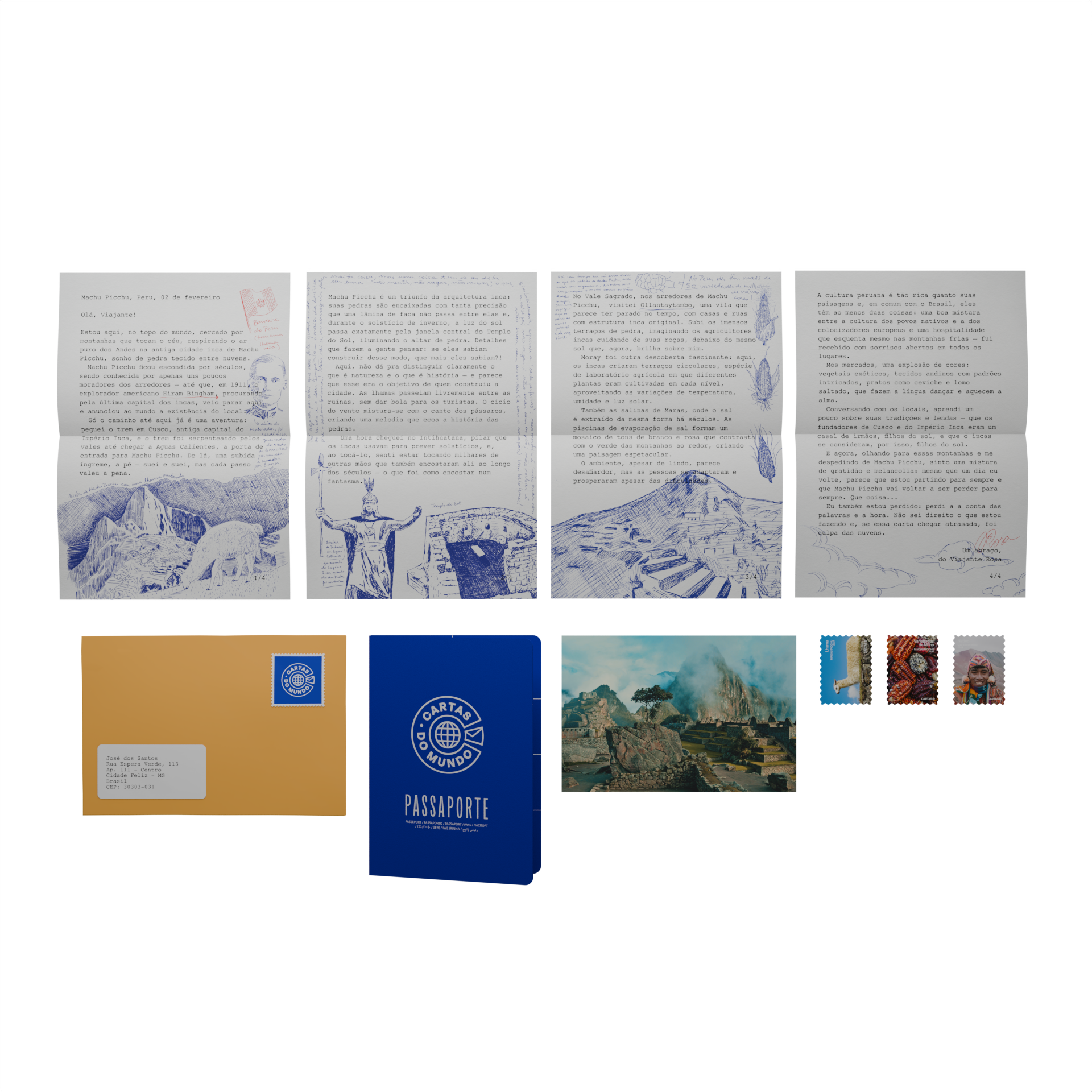 CARTA DE MACHU PICCHU - Cartas do Mundo