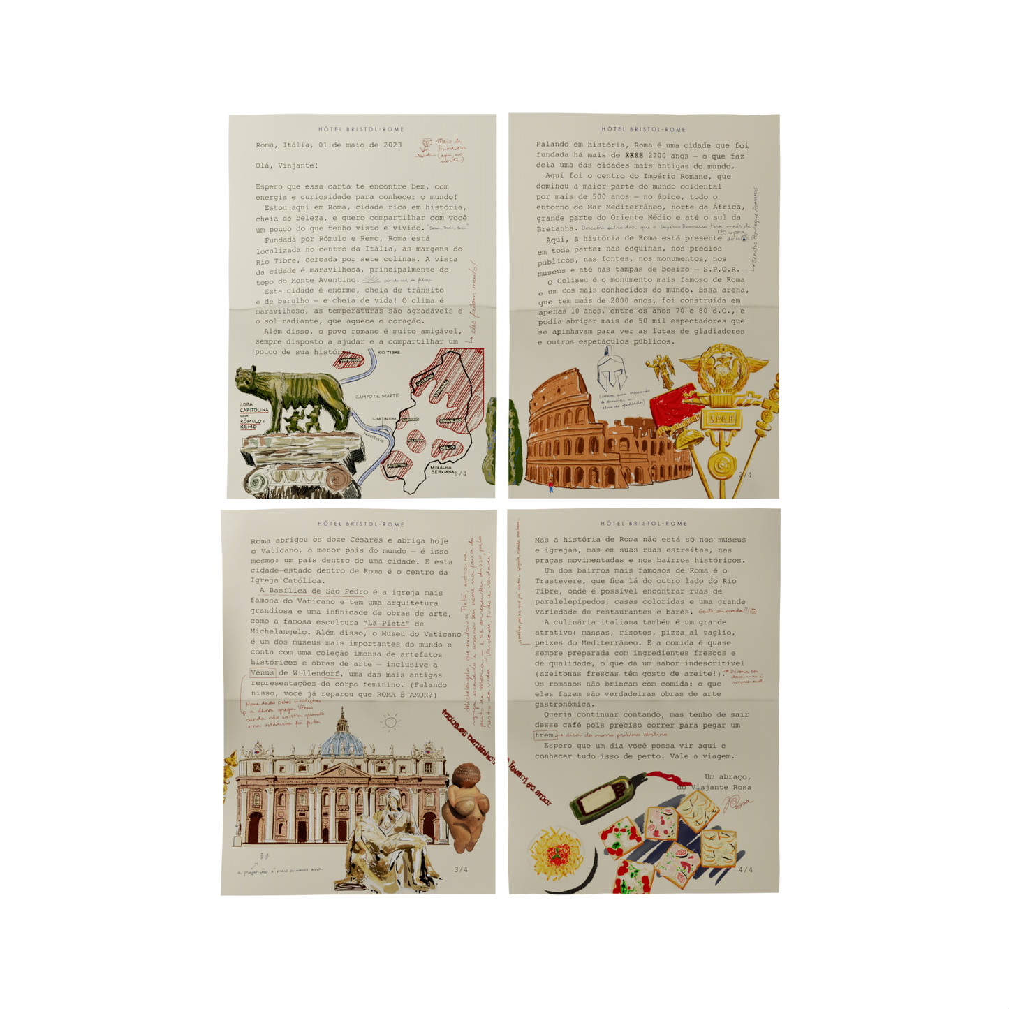 CARTA DE ROMA - Cartas do Mundo