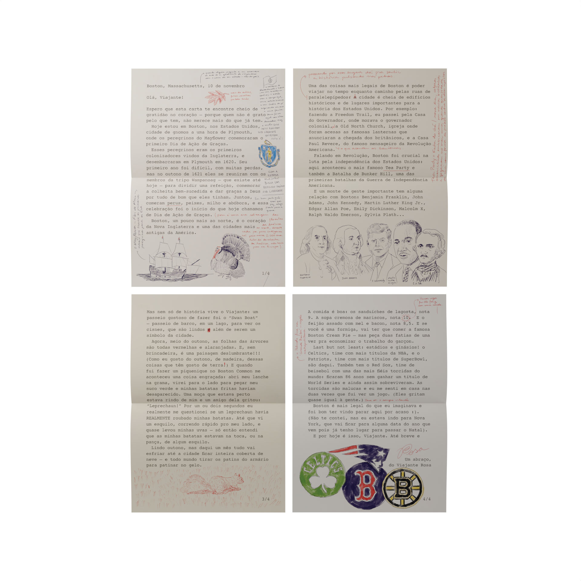 CARTA DE BOSTON - Cartas do Mundo