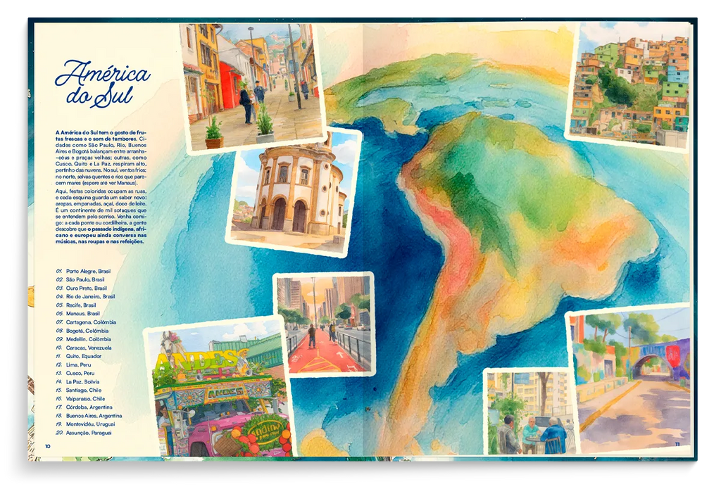 101 Cidades do Mundo - Almanaque do Viajante Rosa