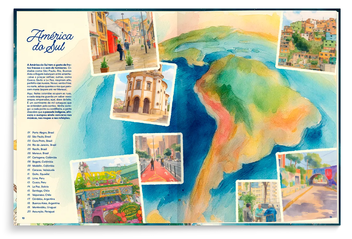 101 Cidades do Mundo - Almanaque do Viajante Rosa