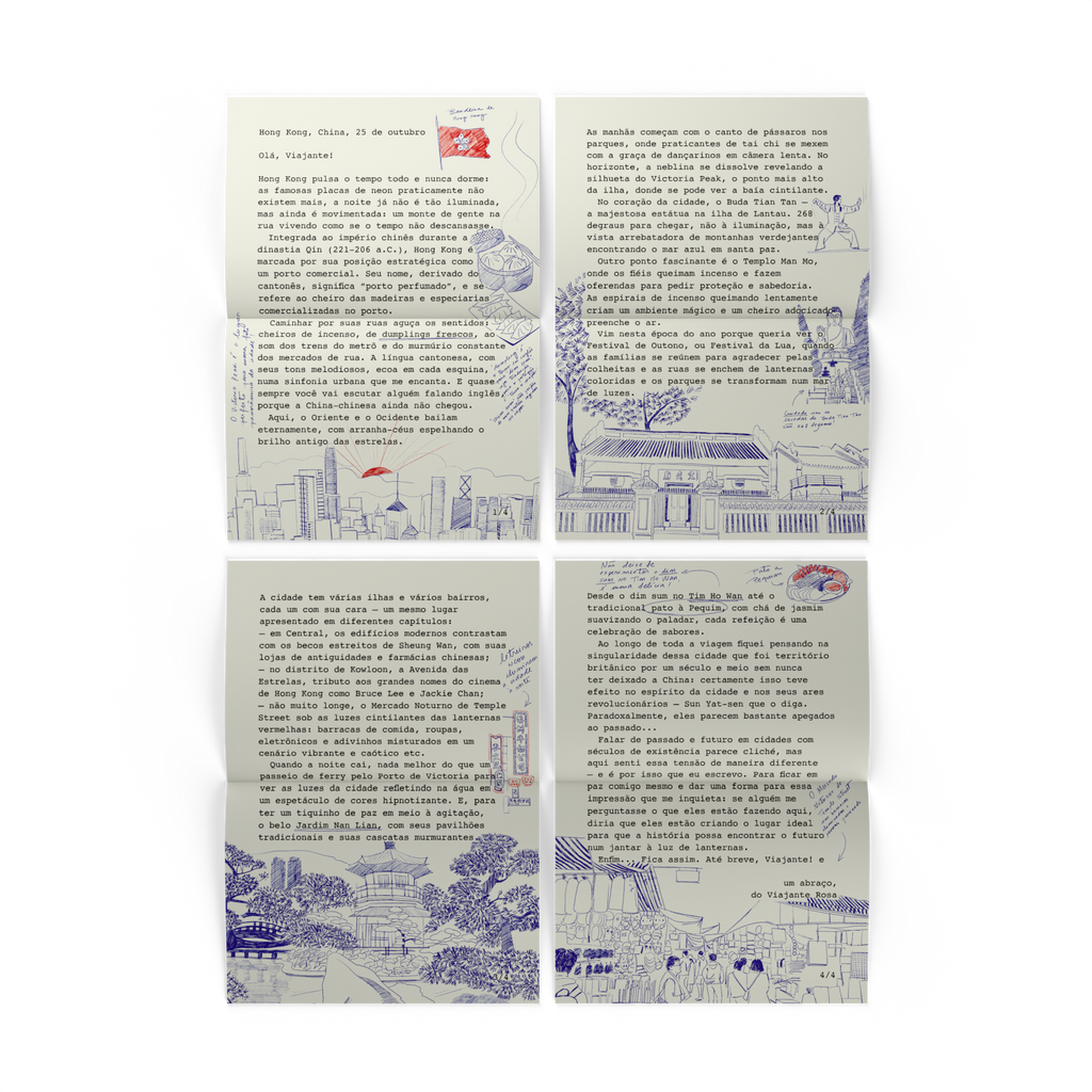 CARTA DE HONG KONG - Cartas do Mundo