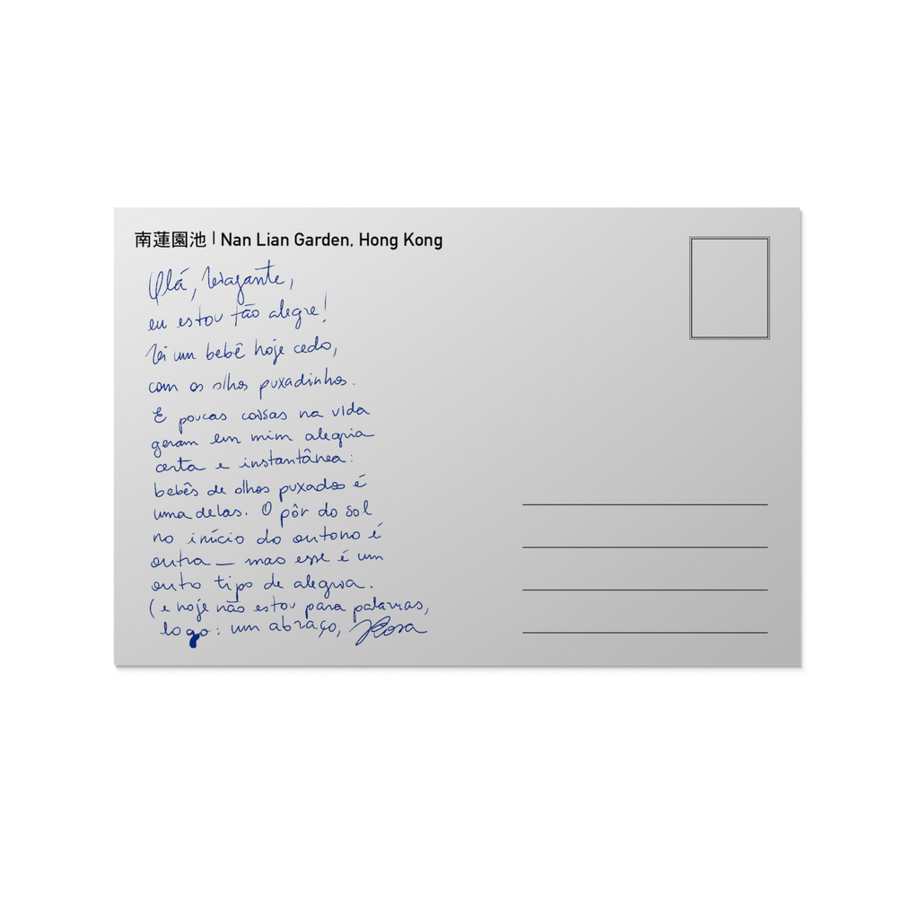 CARTA DE HONG KONG - Cartas do Mundo