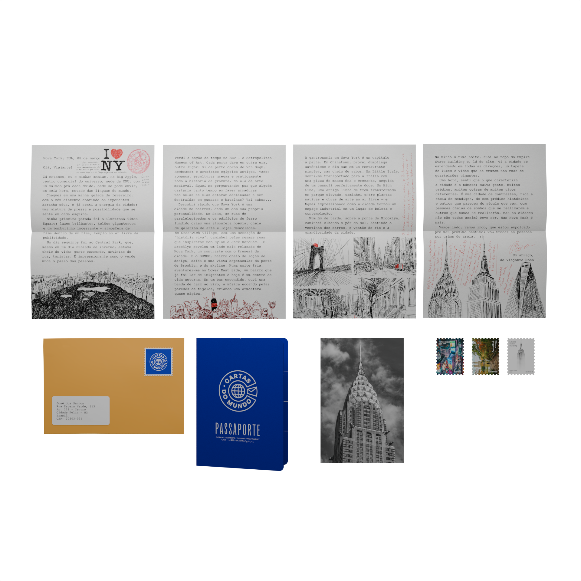Carta de Nova York - Cartas do Mundo