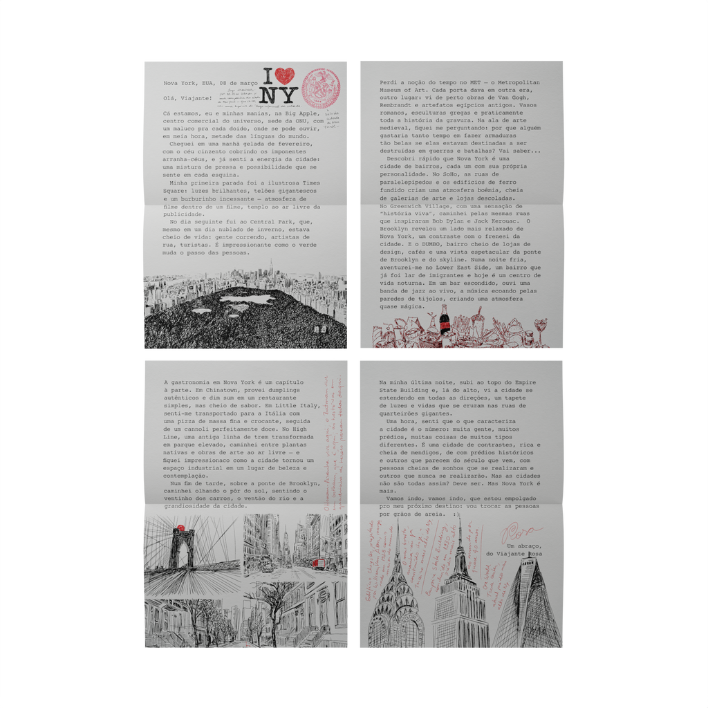 Carta de Nova York - Cartas do Mundo