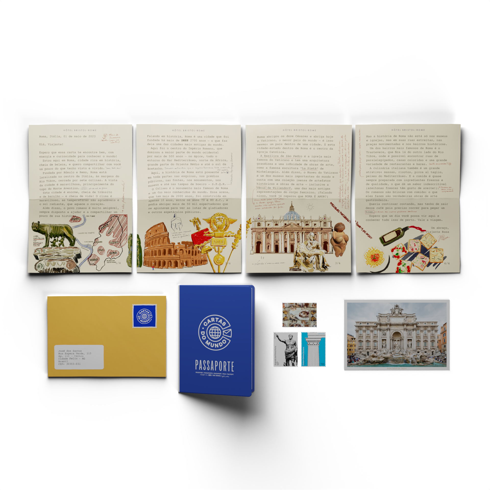 CARTA DE ROMA - Cartas do Mundo