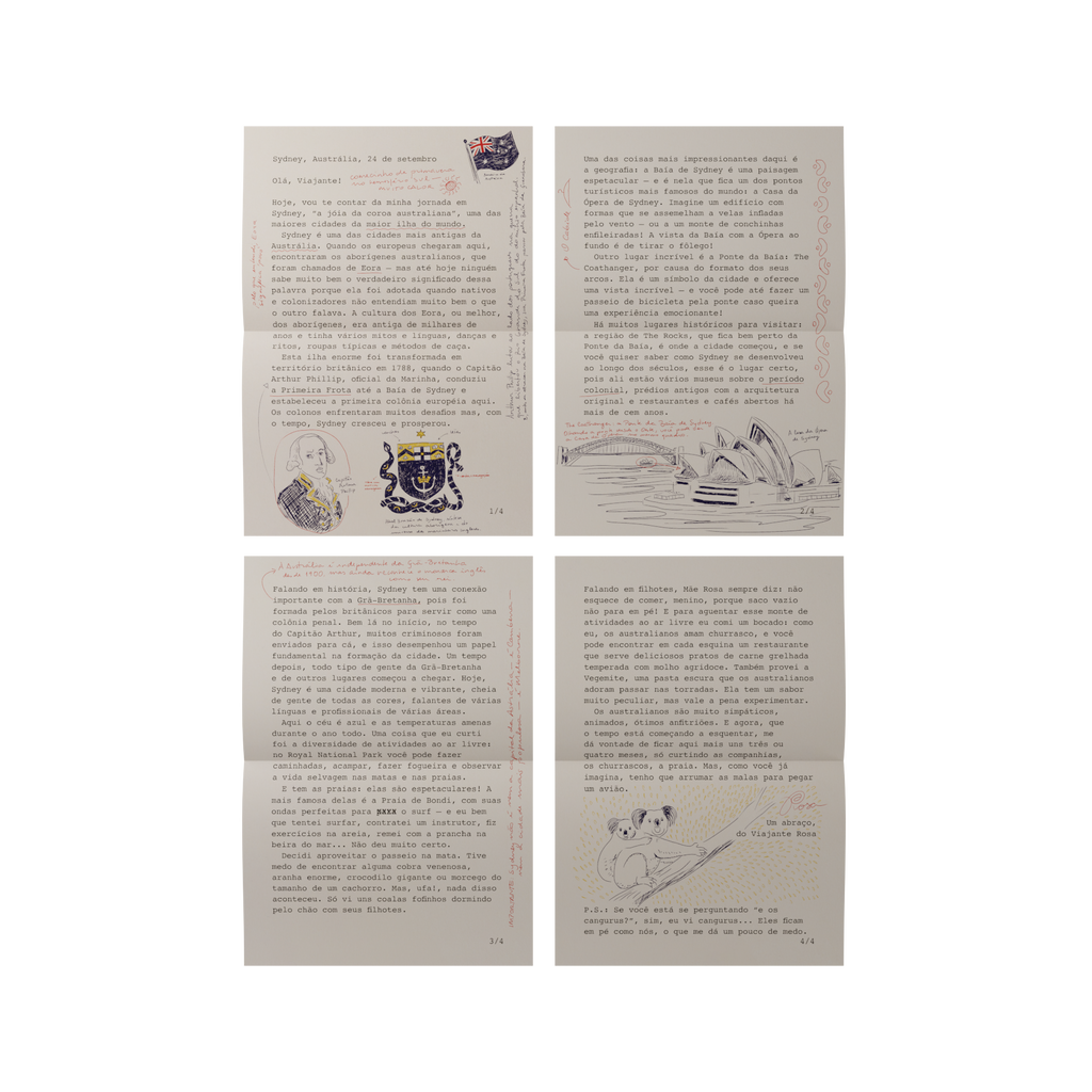 CARTA DE SYDNEY - Cartas do Mundo