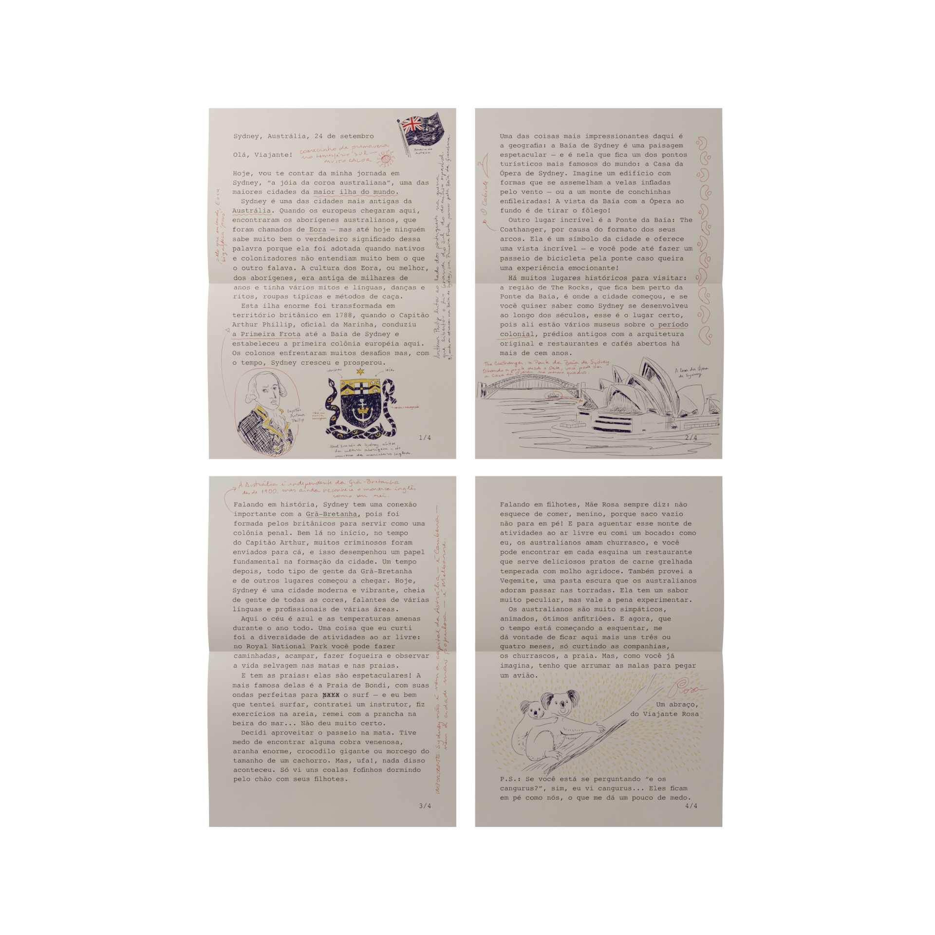 CARTA DE SYDNEY - Cartas do Mundo