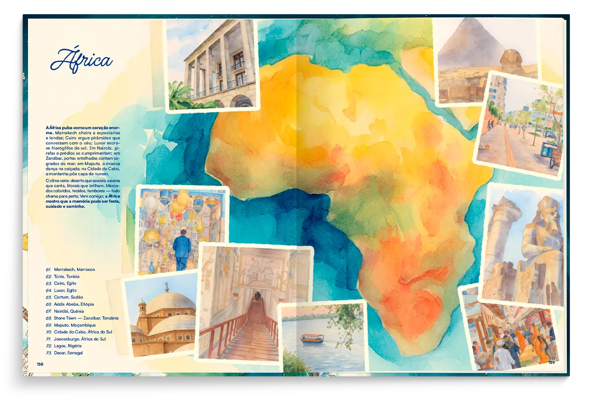 101 Cidades do Mundo - Almanaque do Viajante Rosa
