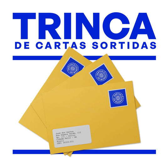 TRINCA DE CARTAS SORTIDAS - Loja do Cartas do Mundo